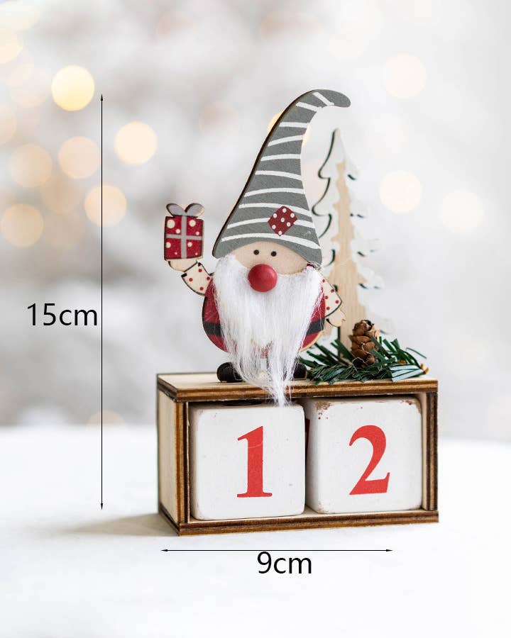 Christmas Santa Calendar Blocks - Windflower Market