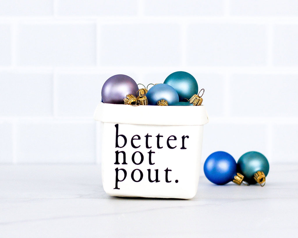Better Not Pout Christmas Happy Pot™ - Windflower Market