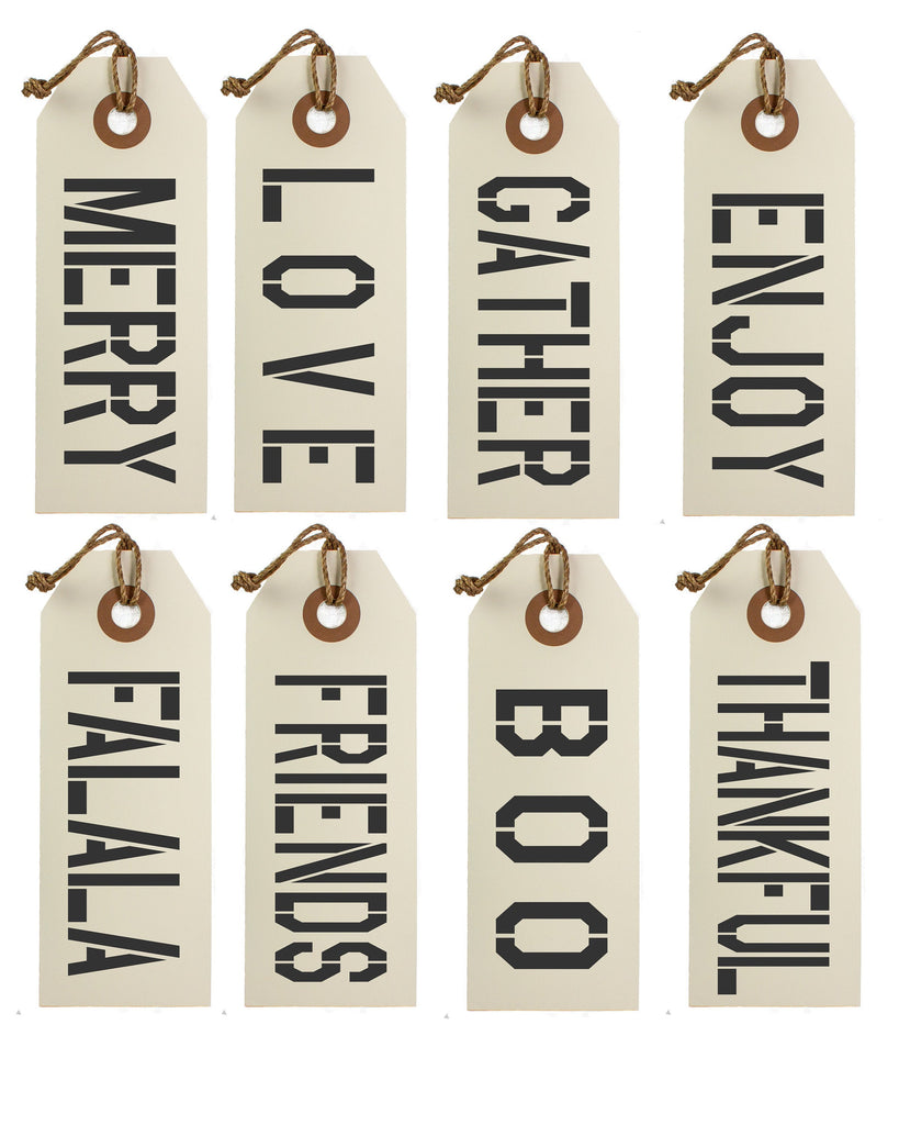 Oversized Hang Tag Style Sign - Windflower Market